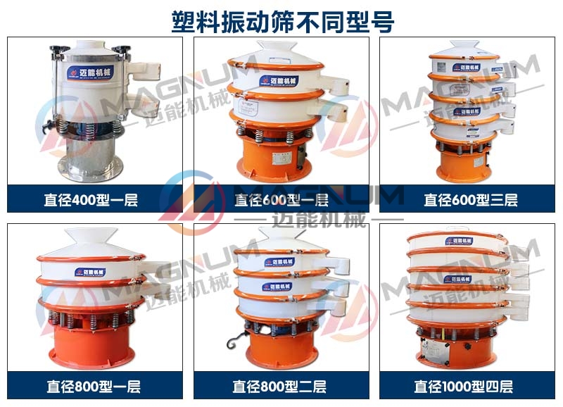 二氧化硫防腐蝕振動(dòng)篩不同型號展示