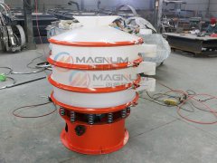 防腐蝕塑料振動篩可以做采用防爆振動電機么？
